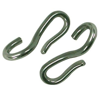 Stainless Steel Curb Hooks Pair