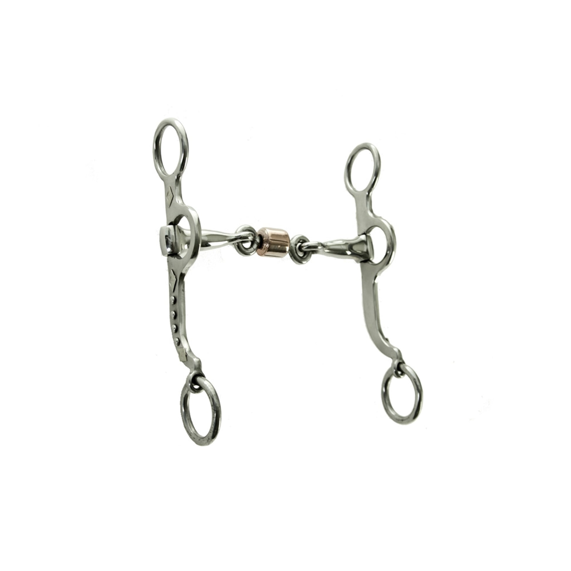 Argentine Diamond Dots Dogbone Snaffle Bit