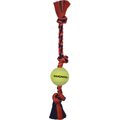 Mammoth FlossyChews 3 Knot/1 Ball Dog Toy