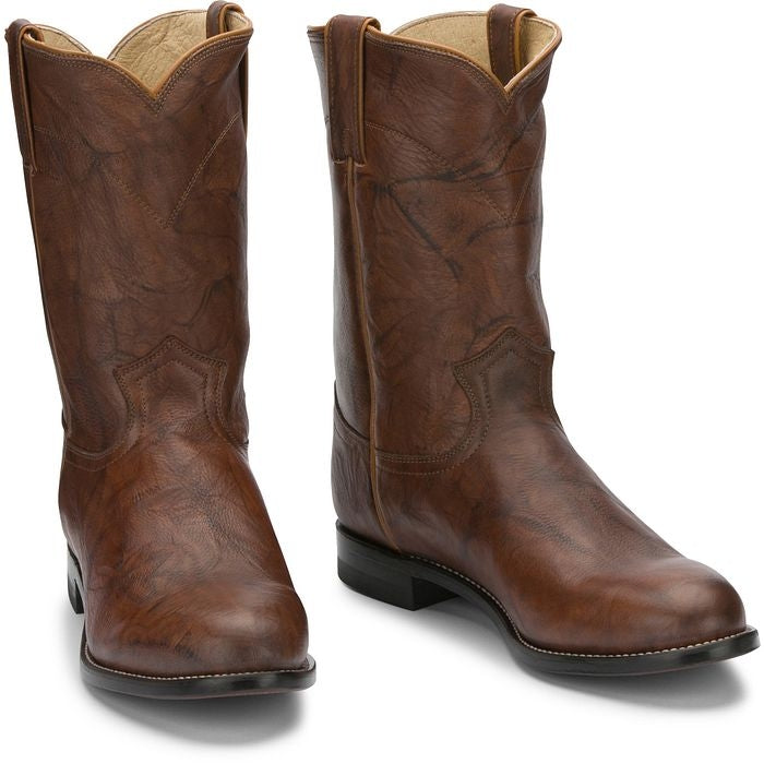 Justin Mens 10in Chest Deerlite Roper Boots