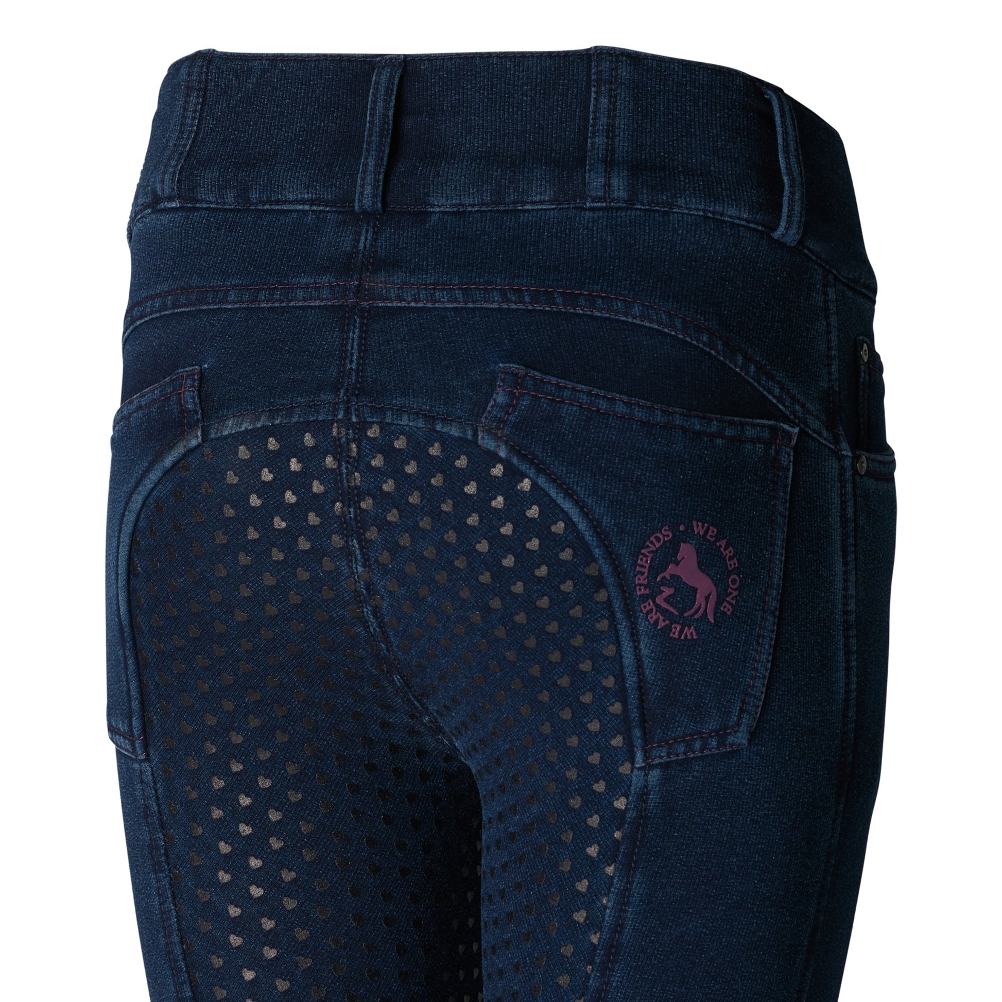 Horze Kids Kacy Denim Winter Full Seat Breeches