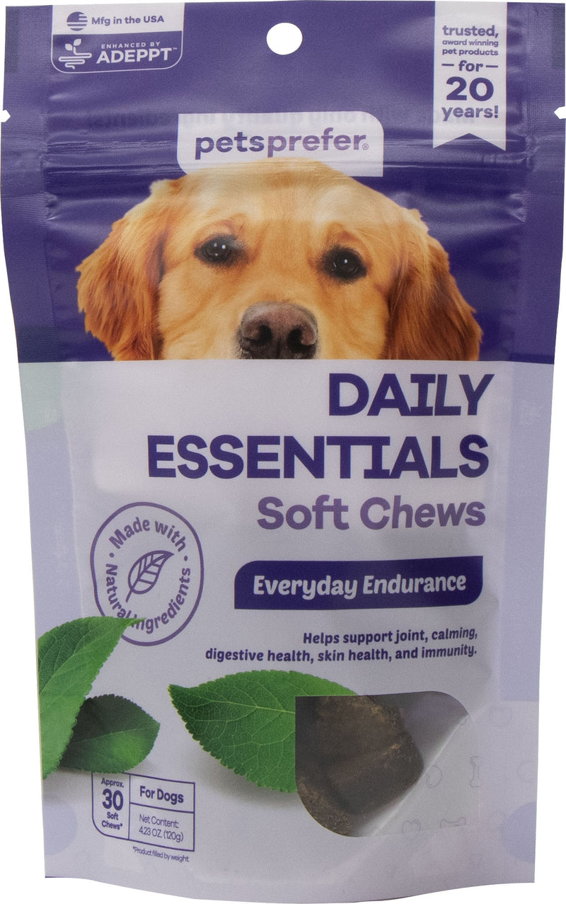 Pets Prefer Daily Essentials Chews For Dogs 30 Ct