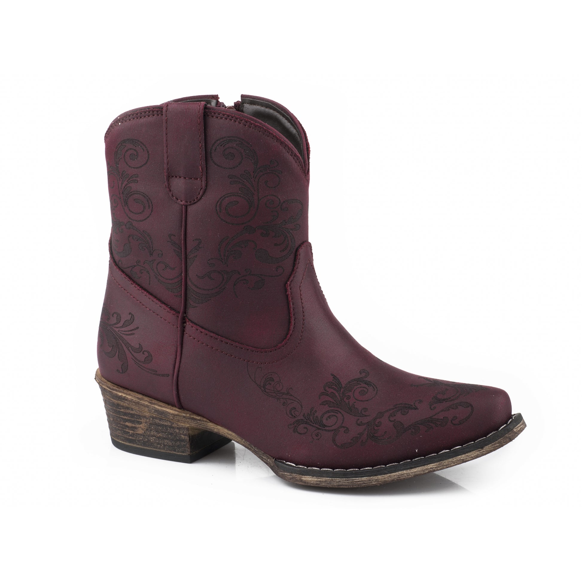 Roper Ladies Faux Leather Laser Americana Boots