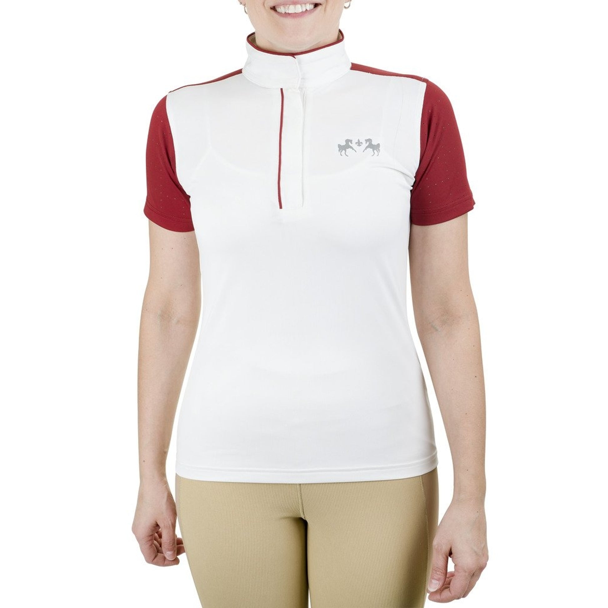 Equine Couture Ladies Magda EquiCool Short Sleeve Show Shirt