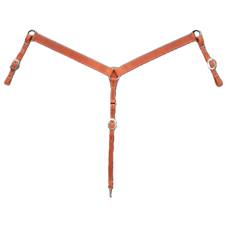 Circle Y Straight Smooth Breast Collar