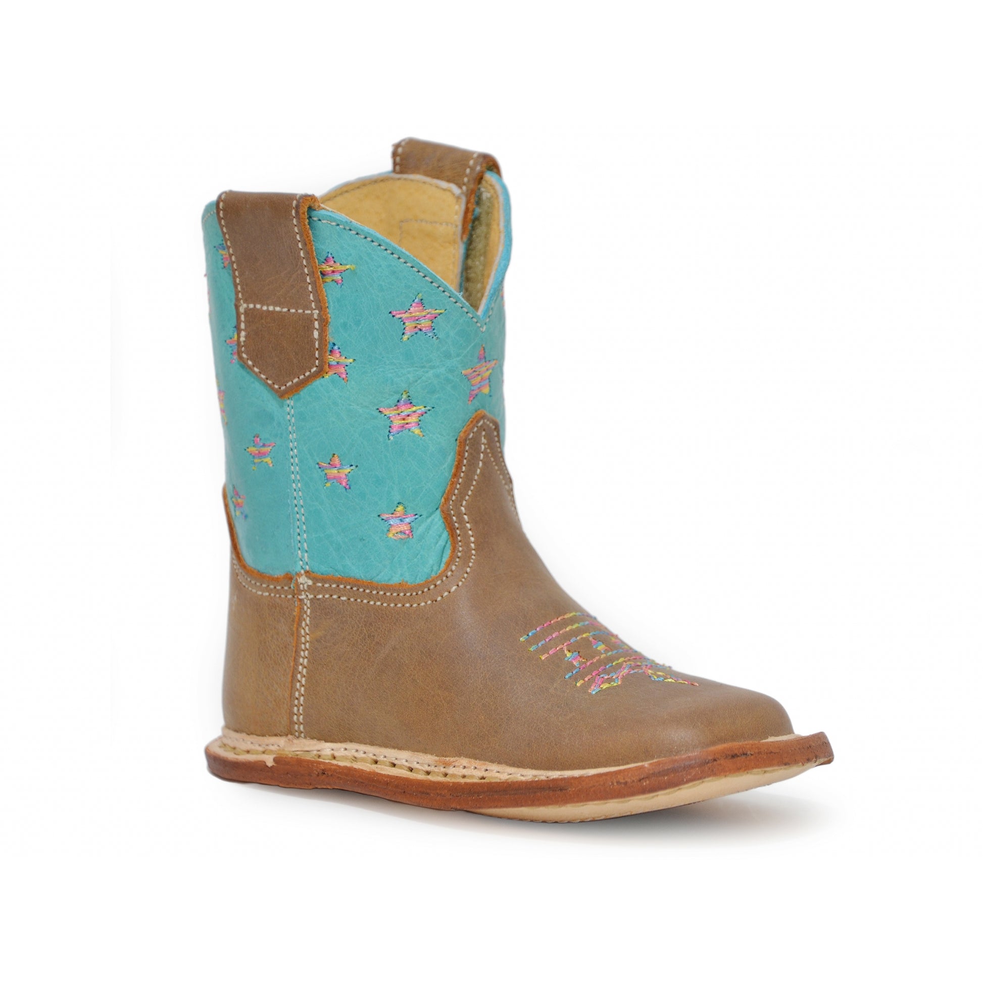 Roper Cowbabies Infant Embroidered Stars Boots