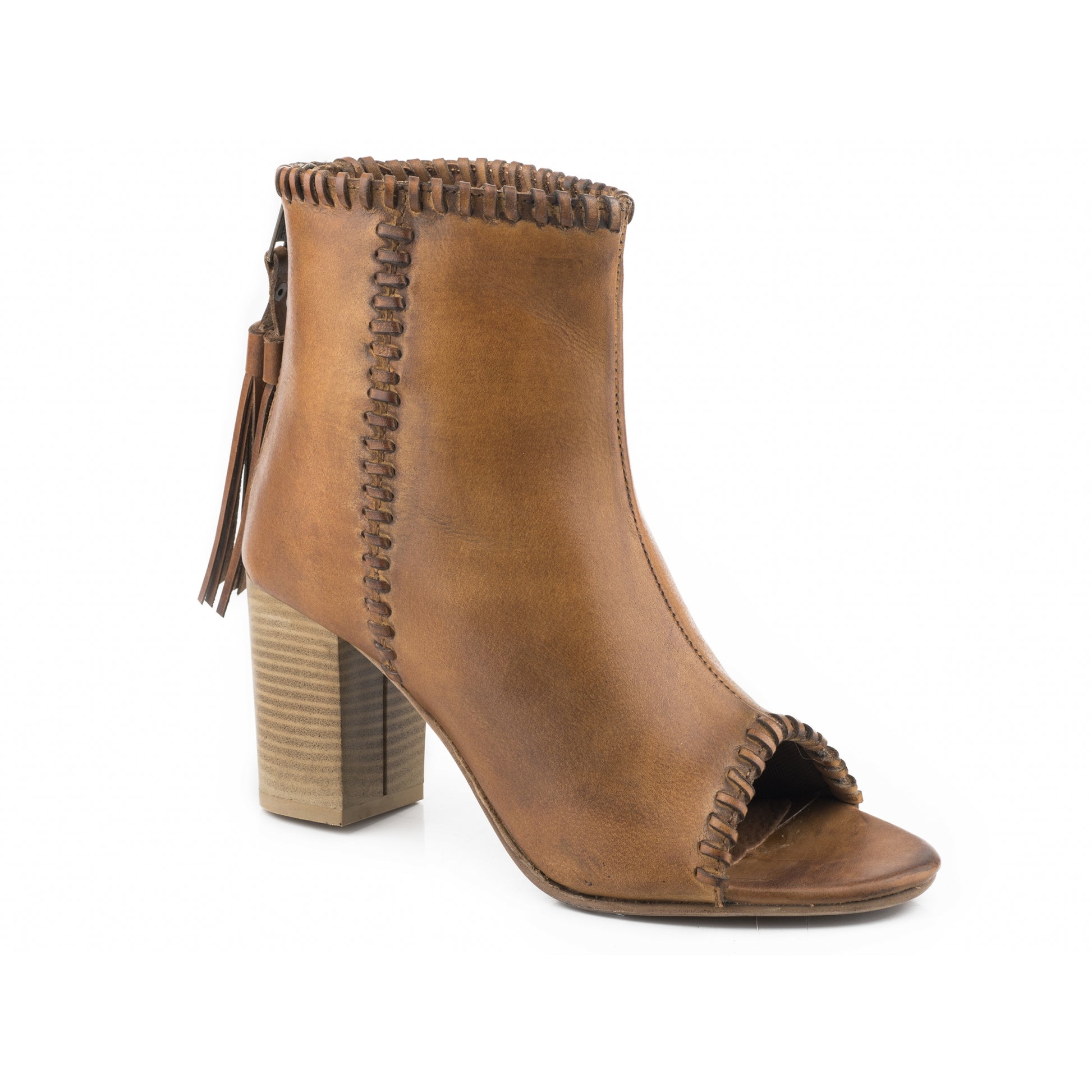 Roper Ladies Open Toe Ankle Back Zip Sandals