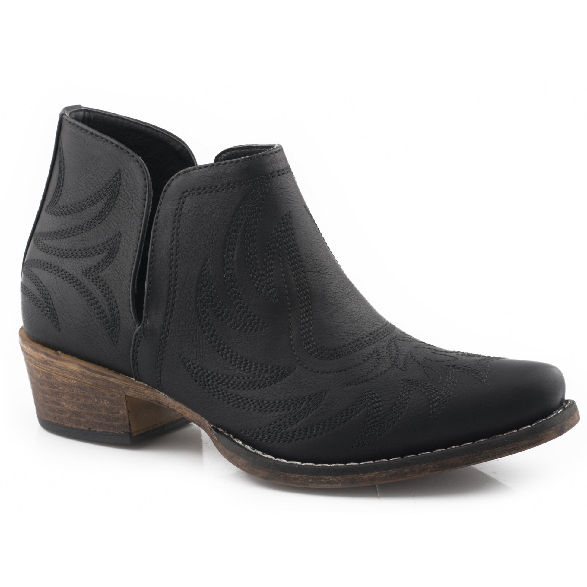 Roper Ladies Snip Toe Faux Leather Boots
