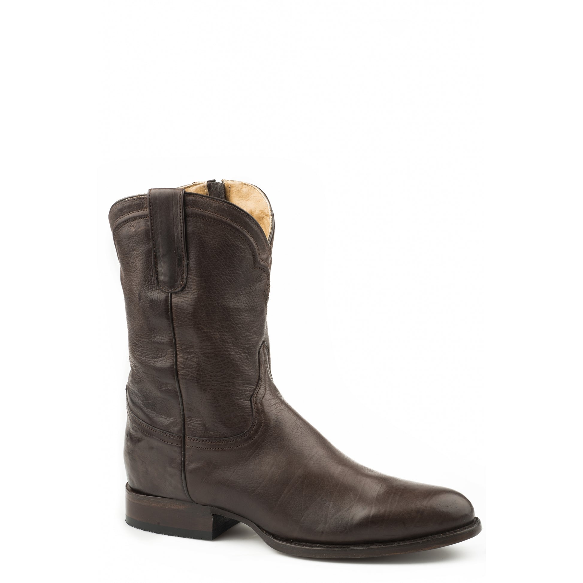 Stetson Mens Rancher Zip Wide R Toe Boots