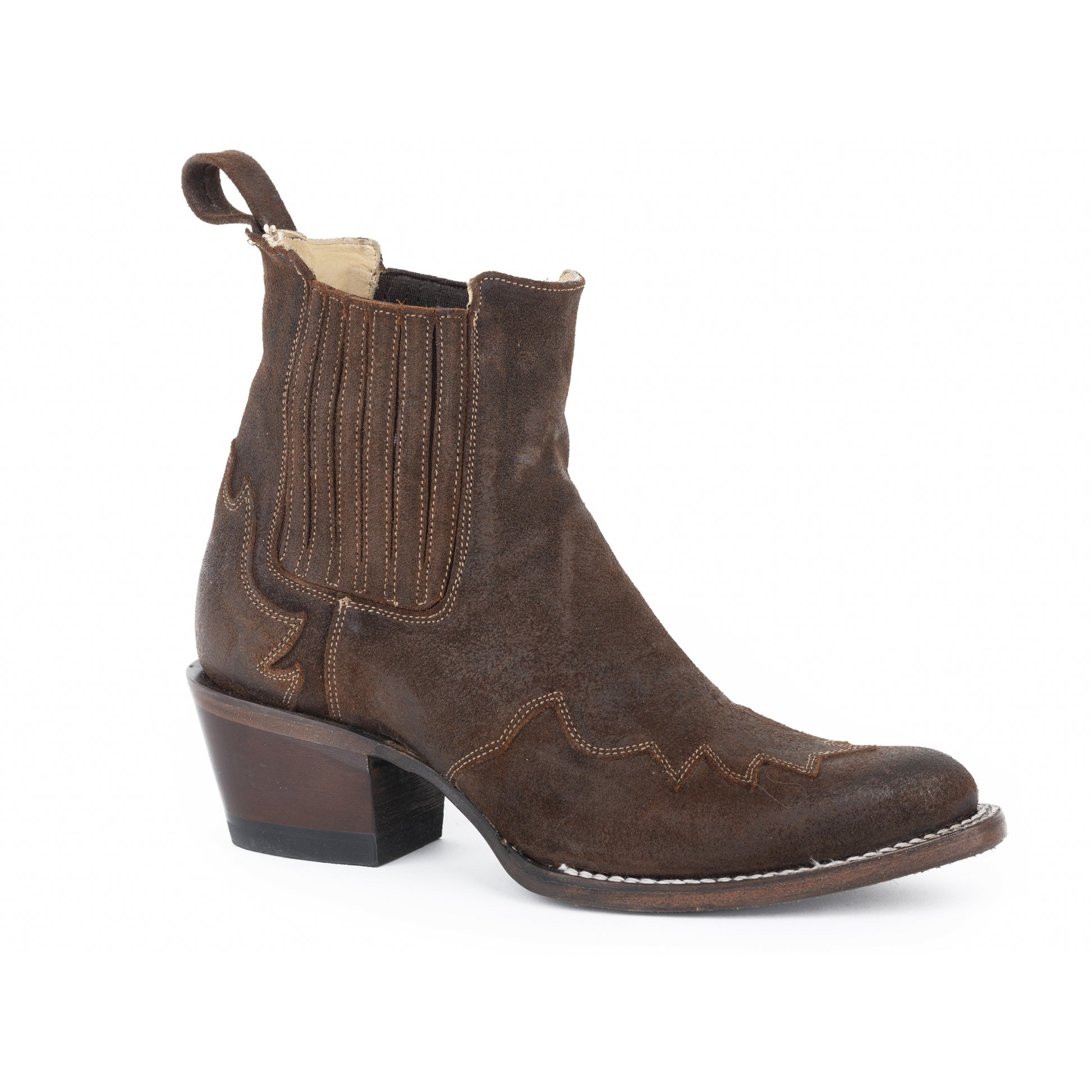 Stetson Ladies Kaia Snip Toe Leather Sole Boots