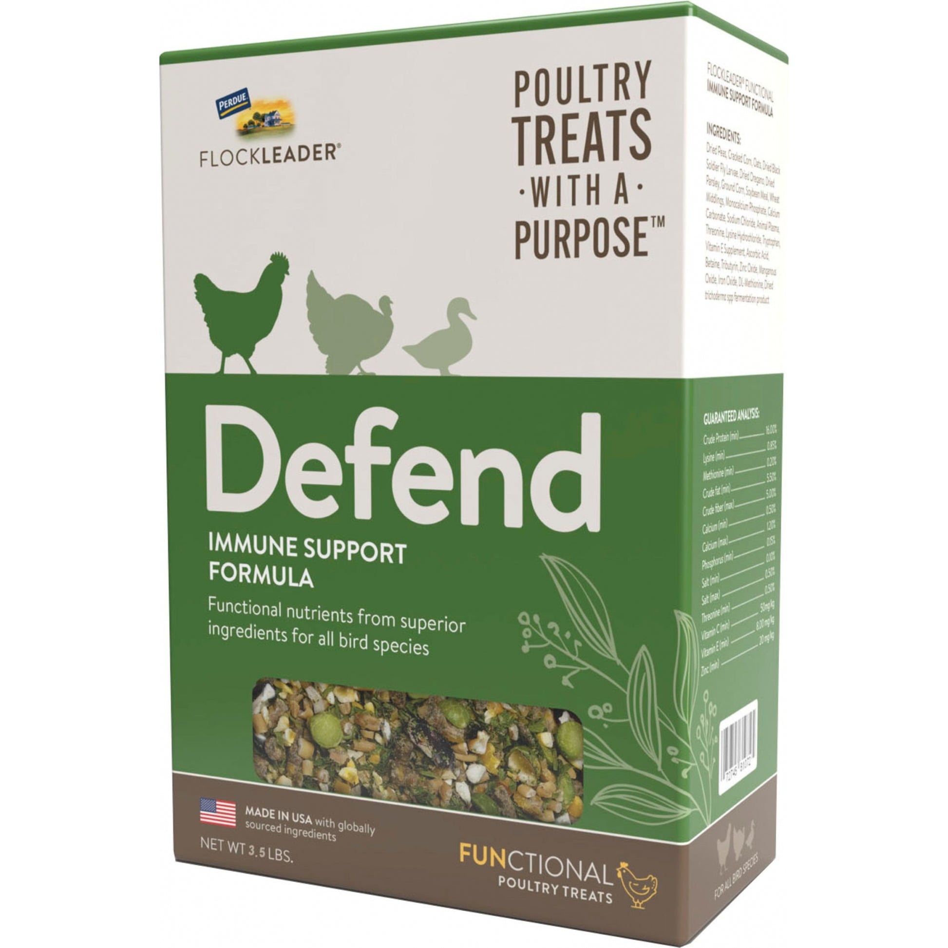 Flockleader Defend Functional Poultry Treat