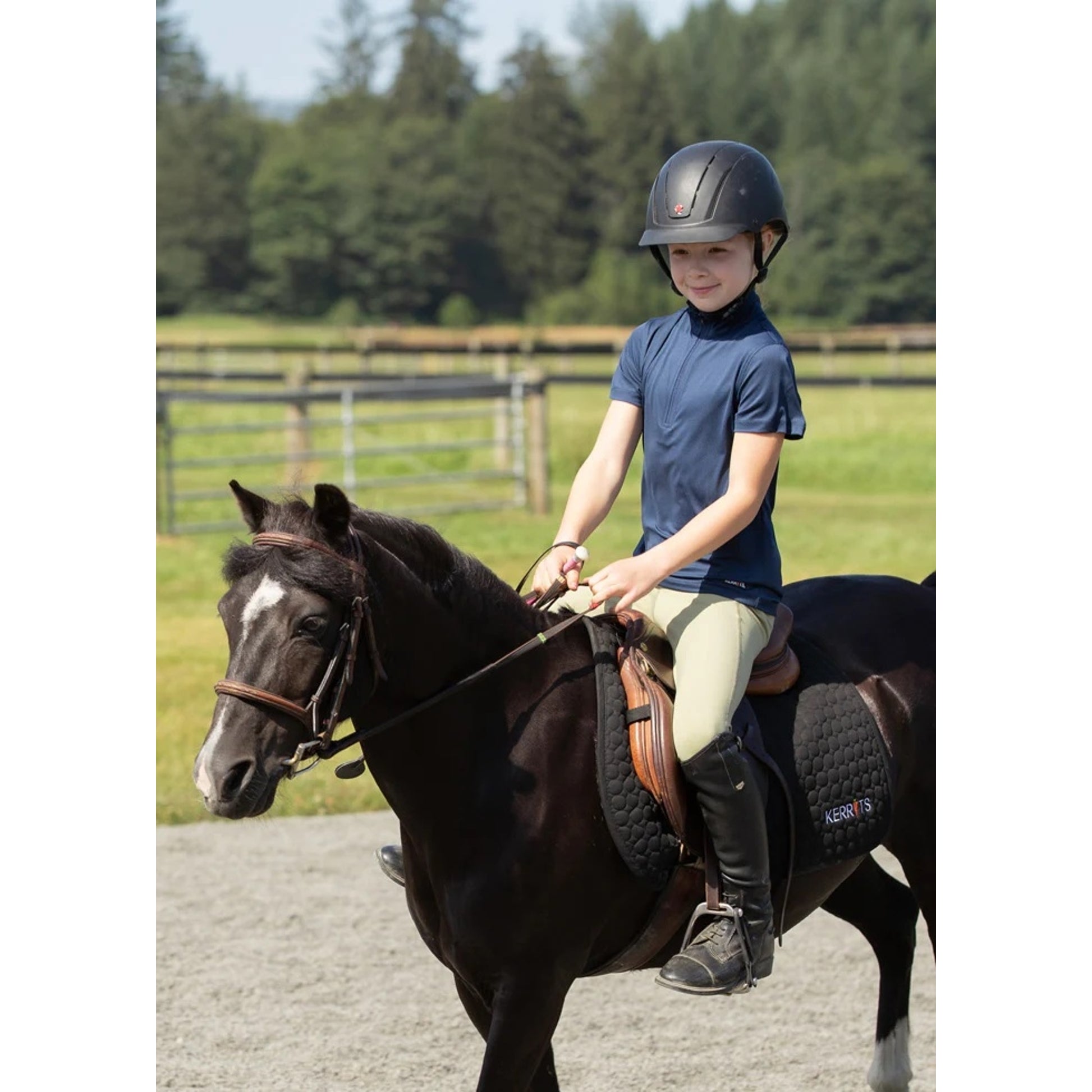 Kerrits Kids Ice Fil Lite Short Sleeve Riding Shirt