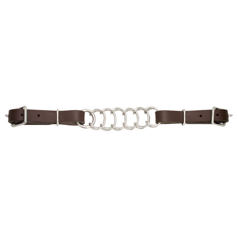 Metalab Stainless Steel English Curb Chain with Leather Strap