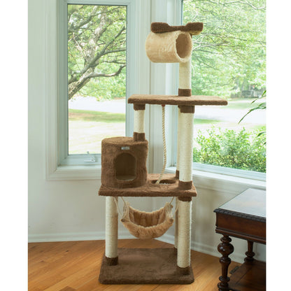 Armarkat Real Wood Cat Tree Model X7001 70in Tan