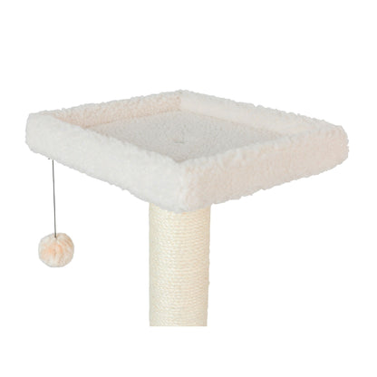Armarkat Classic Real Wood Cat Tree 57in Ivory