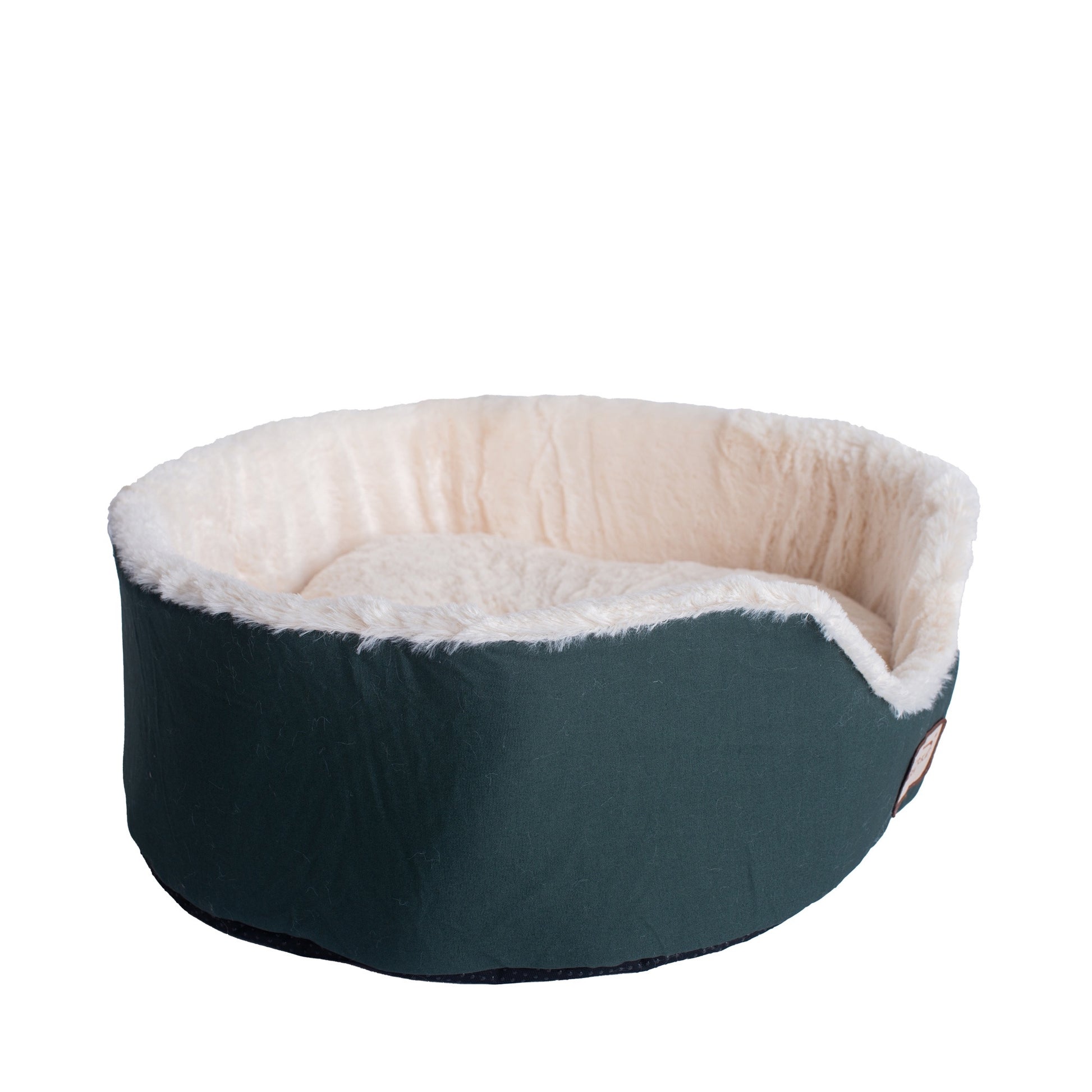 Armarkat Laurel Green/Ivory Oval Cuddle Cat Bed