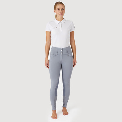 Horze Ladies Tara High Waist Breeches Leather Full Seat