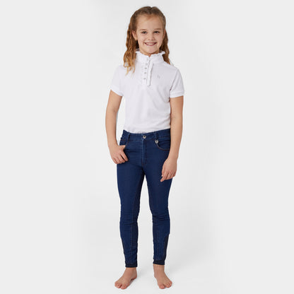 Horze Jr Kids Allison Denim Breeches