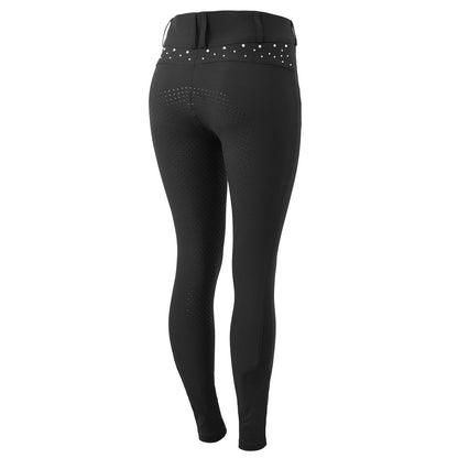 Horze Ladies High Waist Full Seat Breeches with Crystals
