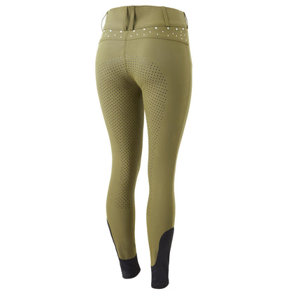 Horze Ladies High Waist Full Seat Breeches with Crystals