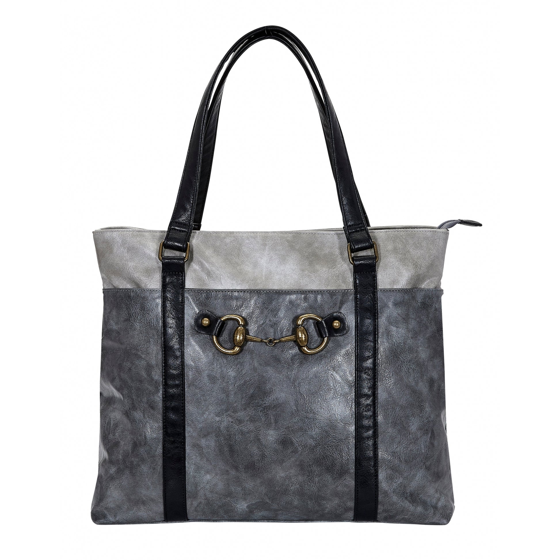 AWST Int'l Colorblock Snaffle Bit Laptop Tote