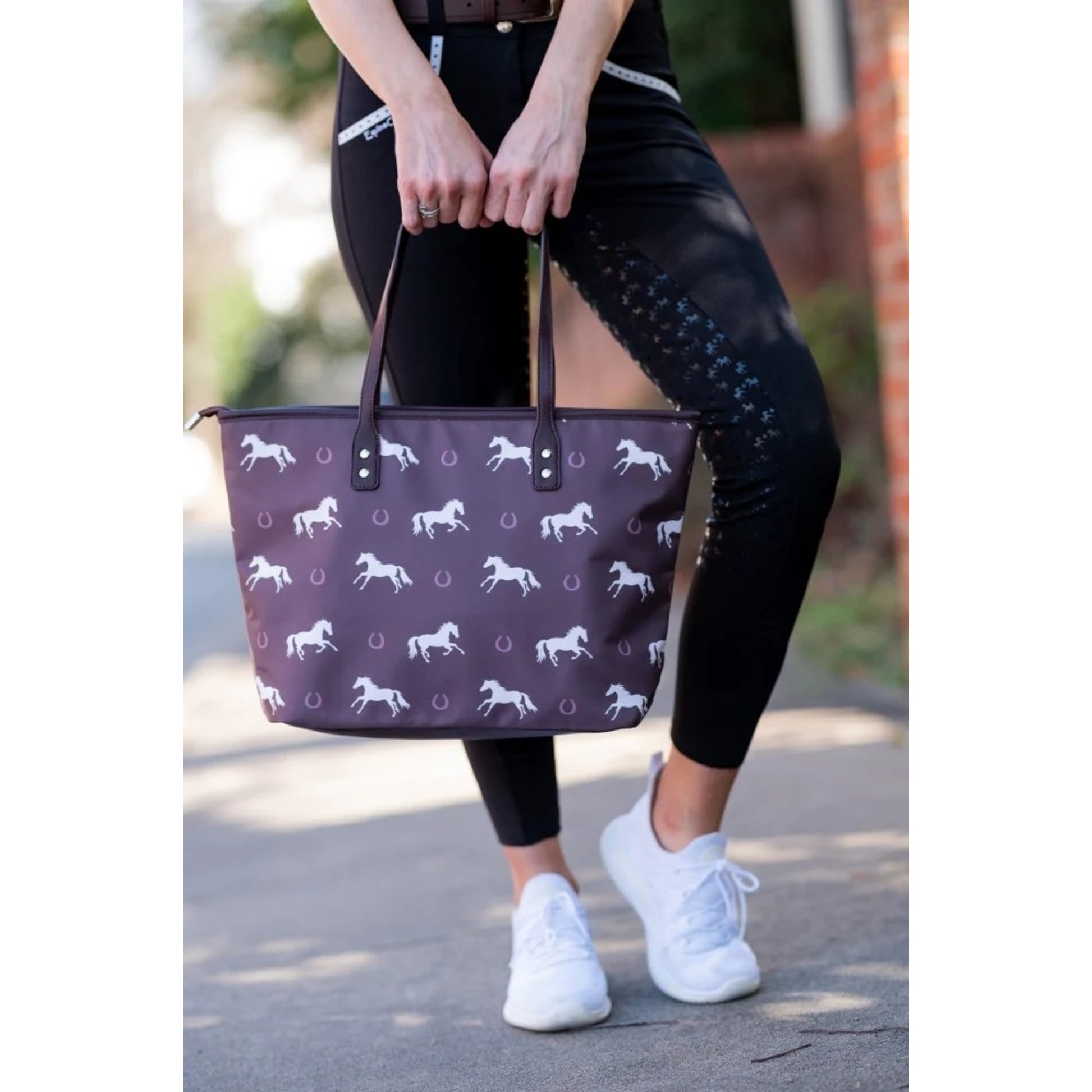 AWST Int'l "Lila" Horses & Horseshoes Handbag