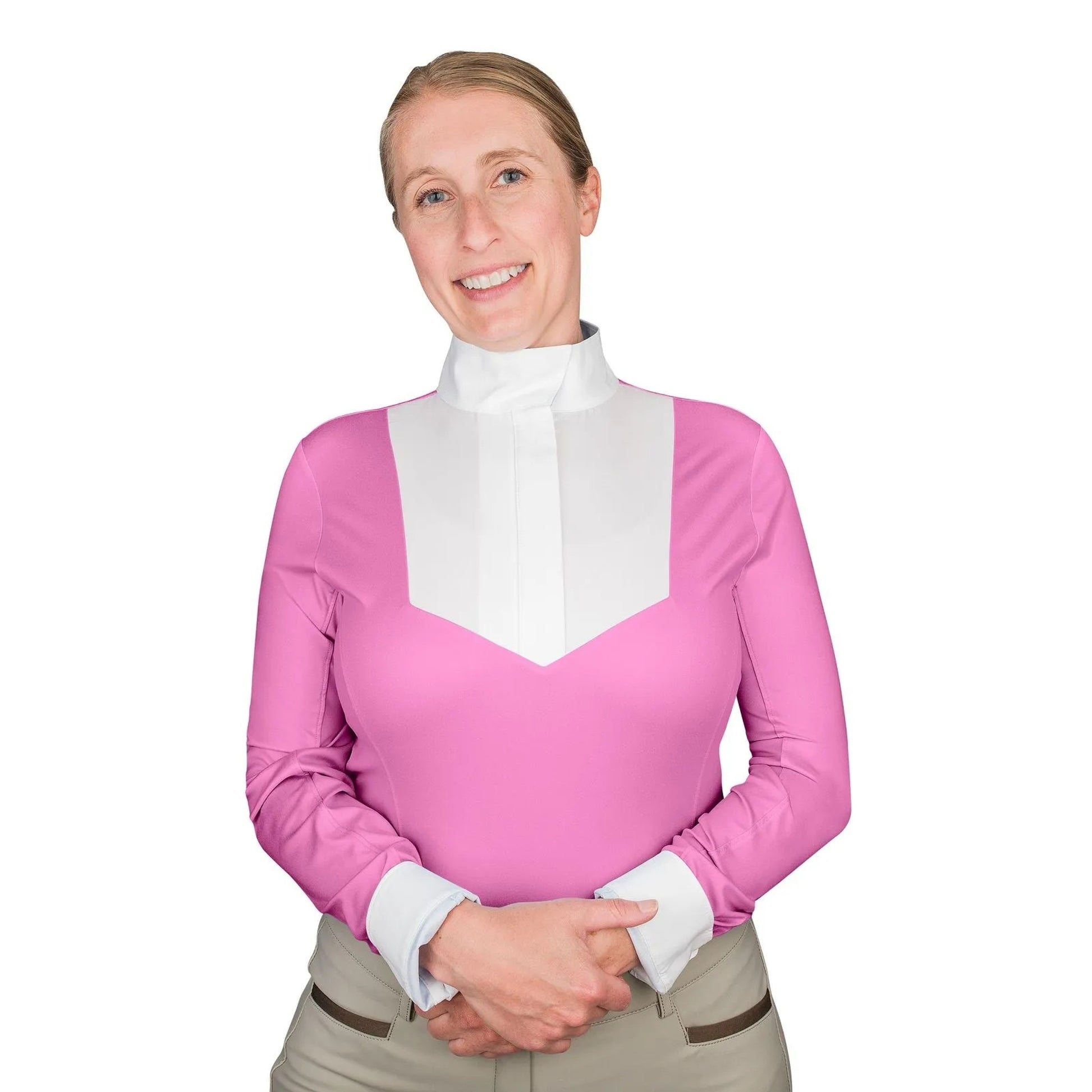 Ovation Ladies Bib Front Long Sleeve Show Shirt