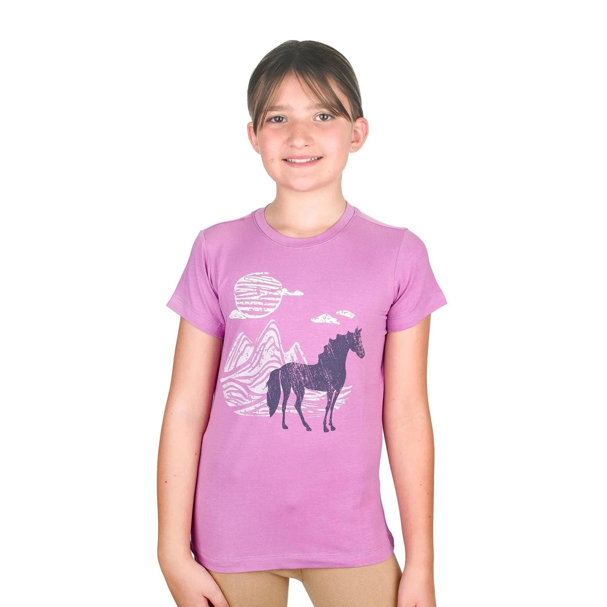 EquiStar Kids Short Sleeve Graphic Tee Shirt