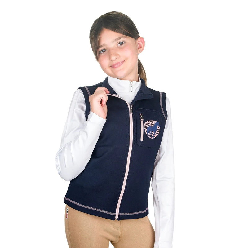 EquiStar Kids Full Zip Fleece Riding Vest