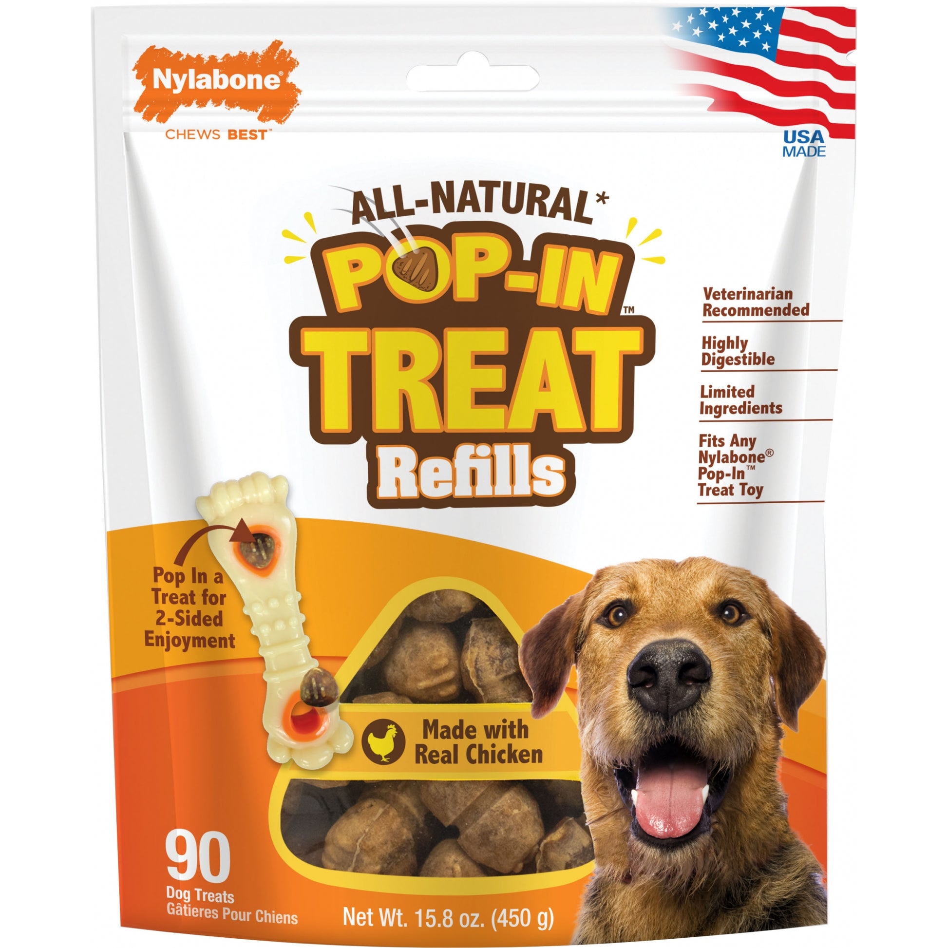Nylabone Power Chew Pop In Treat Refill