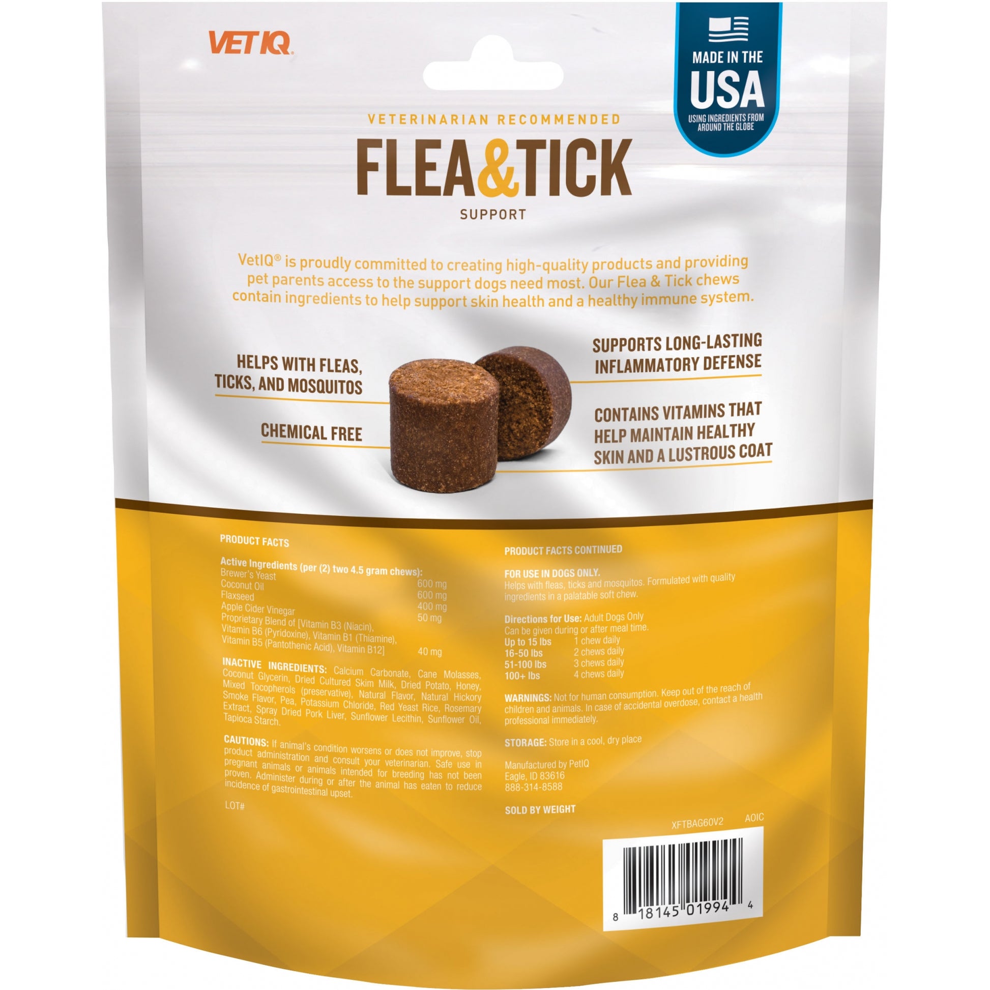 Vetiq Flea And Tick Soft Chew For Dogs