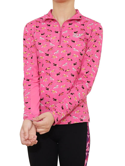TuffRider Kids Puff Ponies Sport Shirt