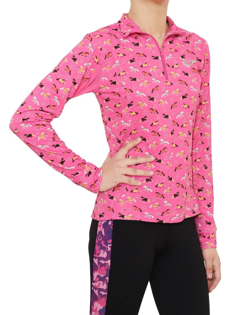 TuffRider Kids Puff Ponies Sport Shirt
