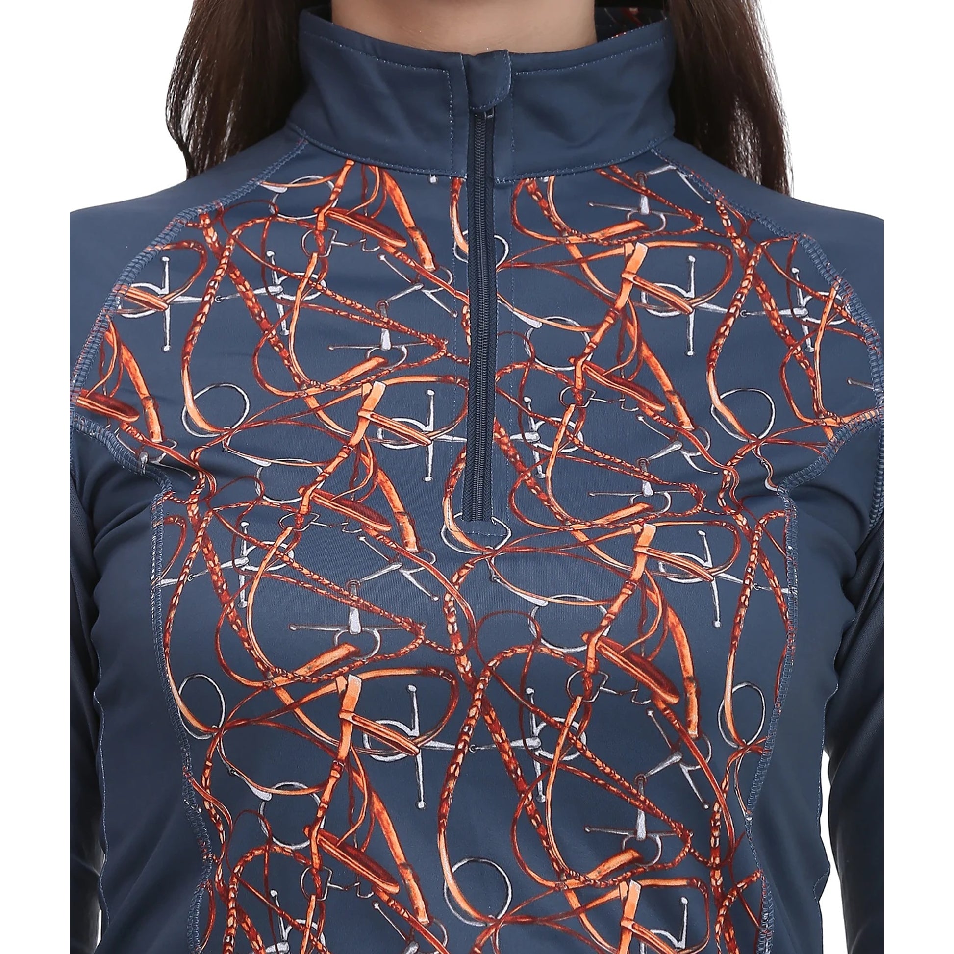 Equine Couture Ladies Snaffle Bridles Sport Shirt