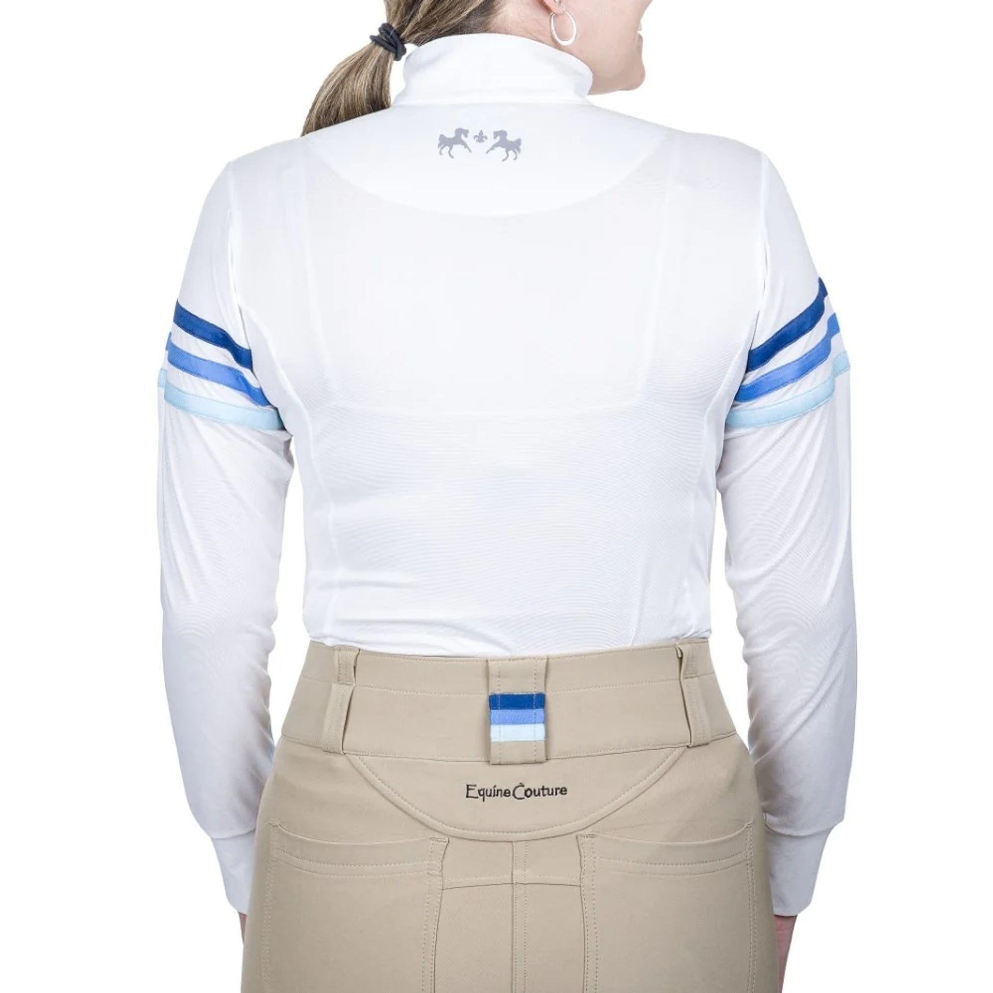 Equine Couture Ladies Gradient Long Sleeve Show Shirt