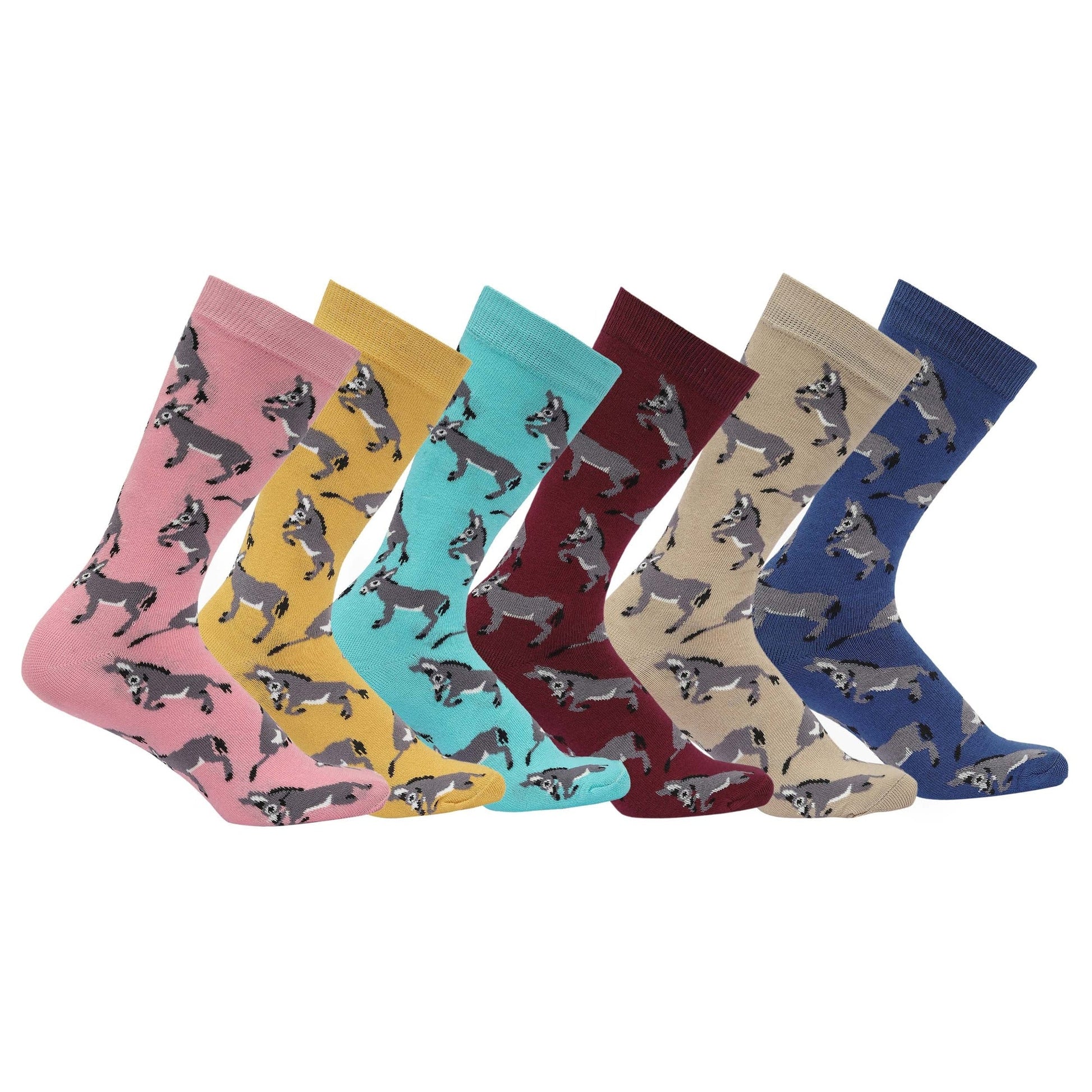AWST Int'l Playful Donkeys Socks