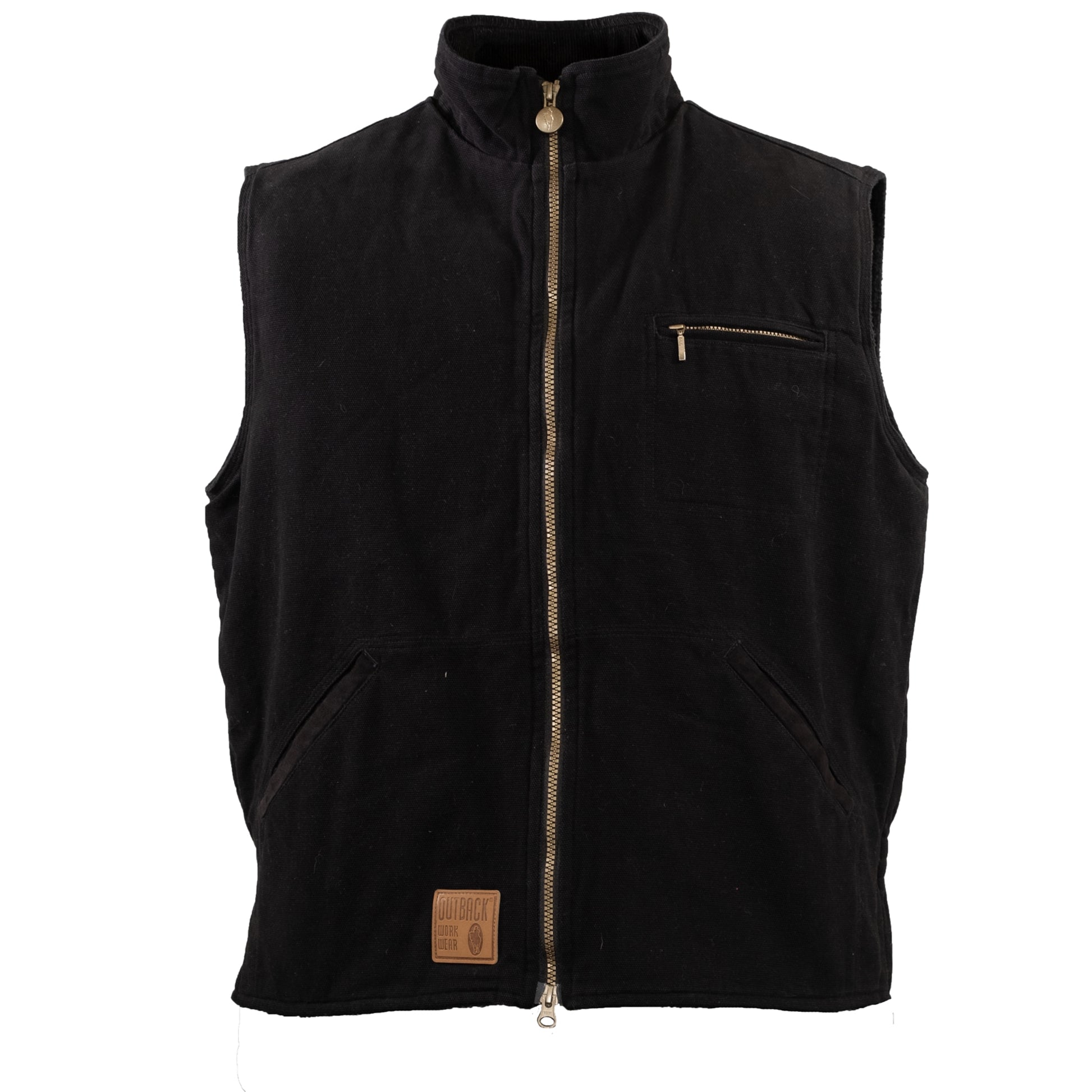 Outback Trading Mens Sawbuck Canvas Vest