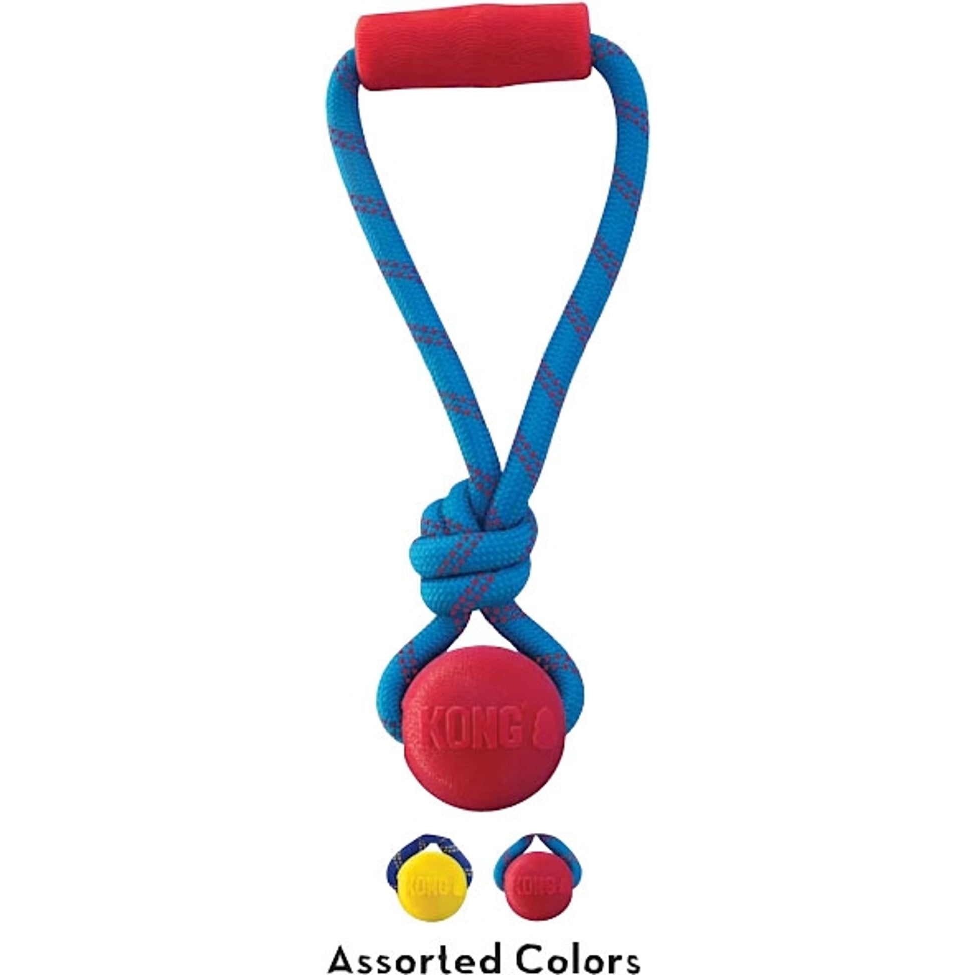 KONG Jaxx Brights Tug with Ball