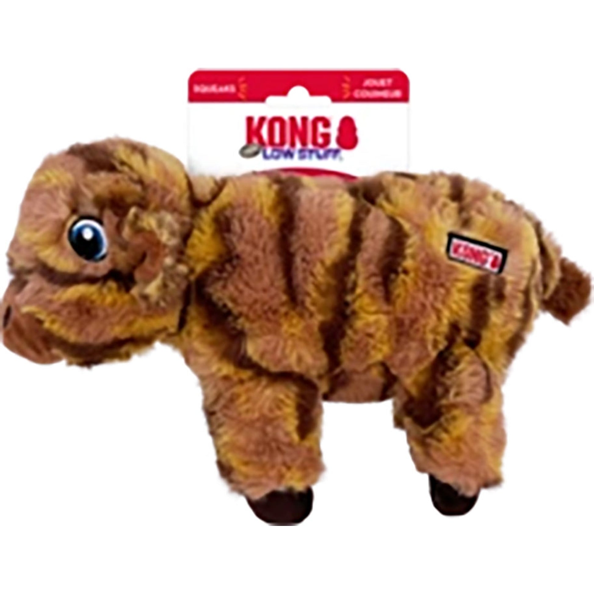 KONG Low Stuff Stripes Cow