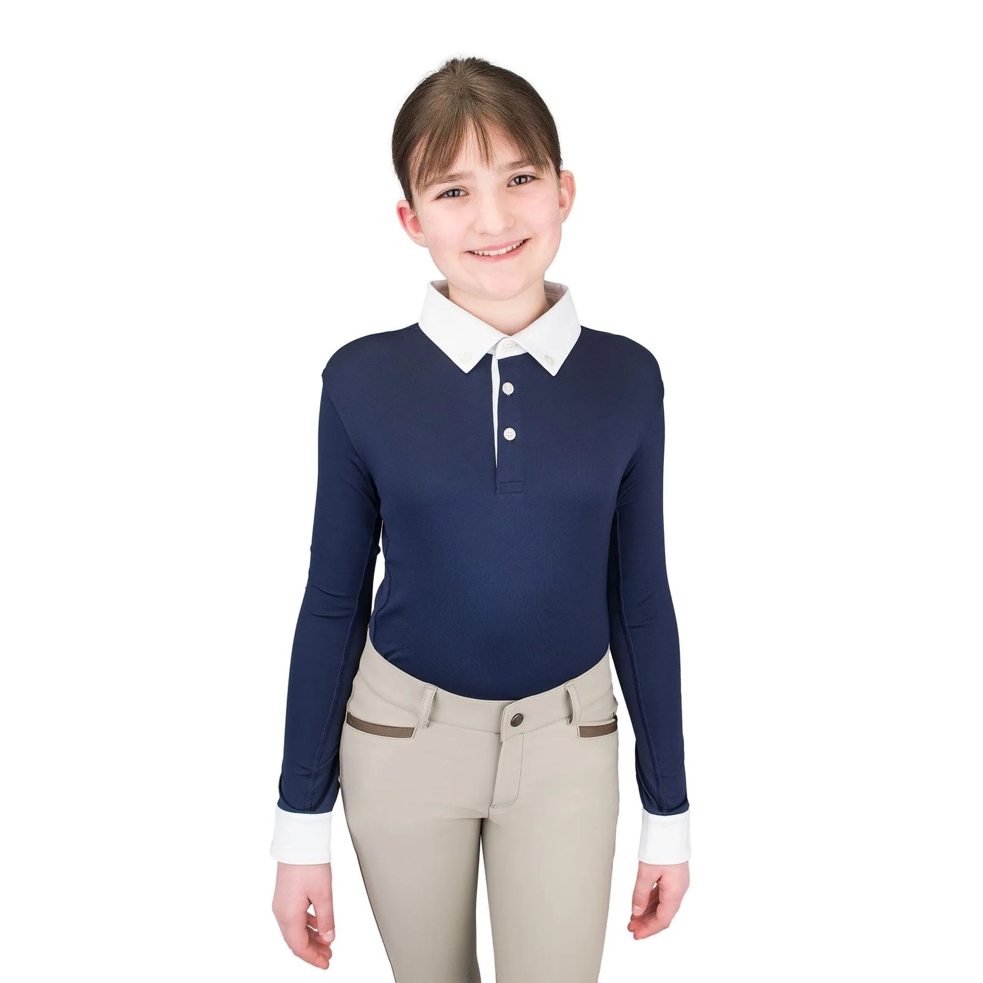 Ovation Childs Classic LS Polo Show Shirt