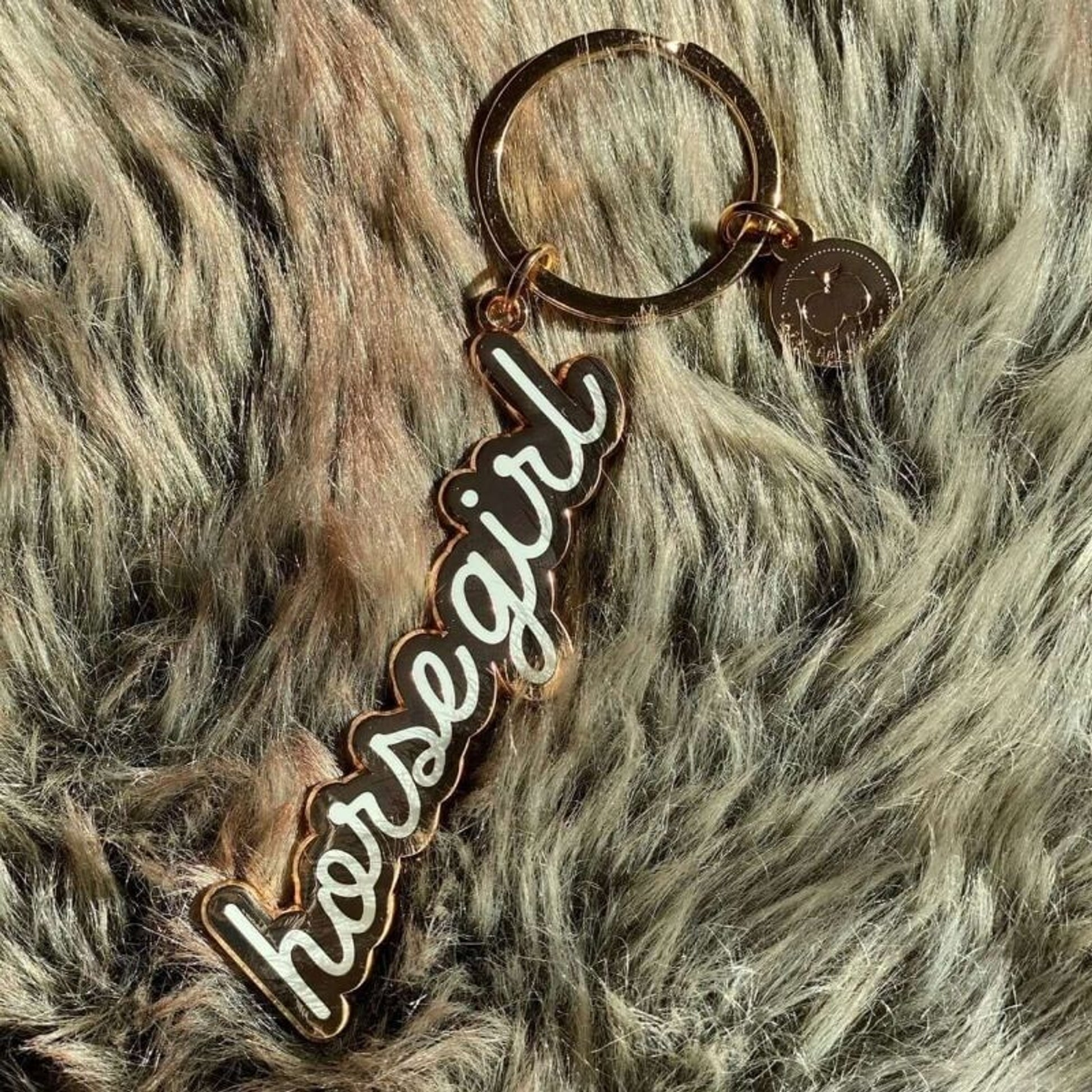 Dapplebay Horse Girl Keychain
