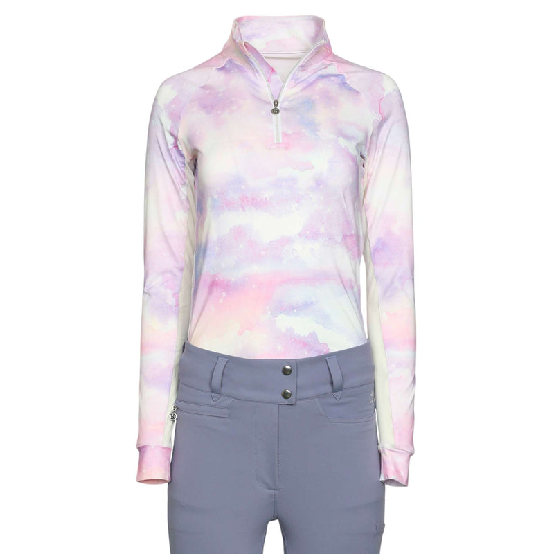 Dapplebay Kids Lavender Haze 1/4 Zip Long Sleeve Top