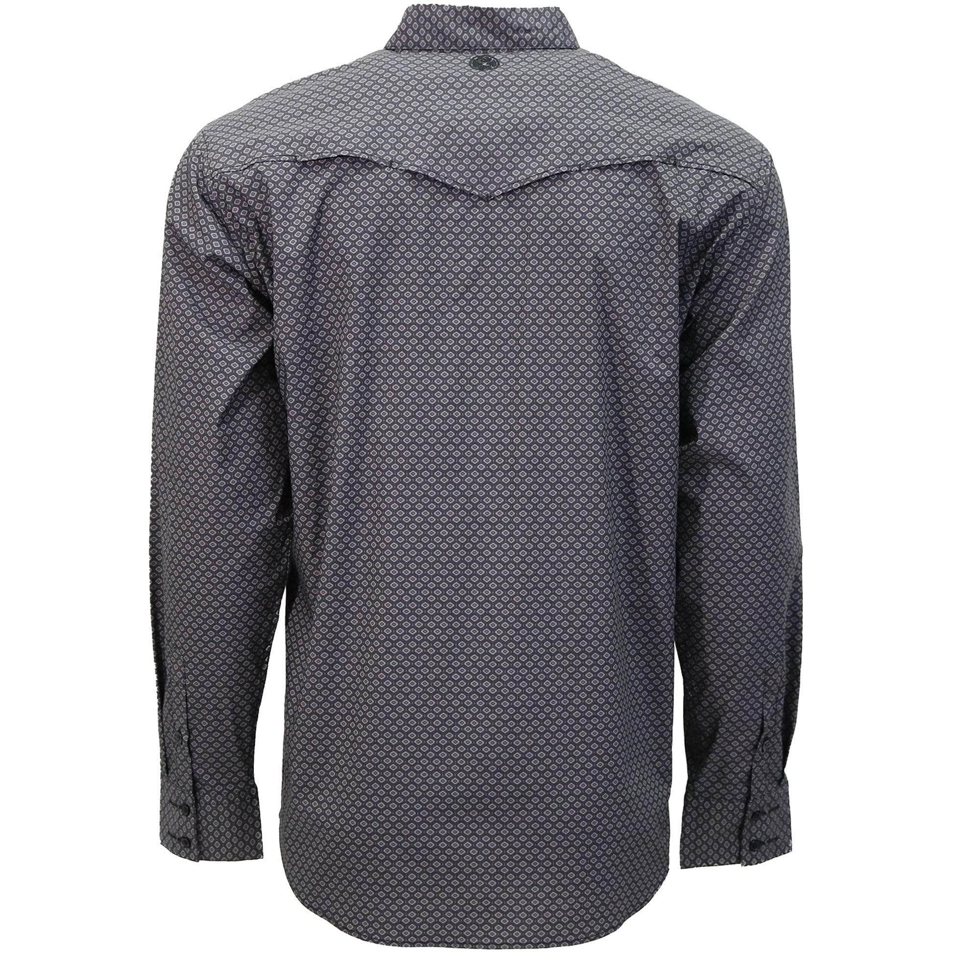 Hooey Mens Maverick Micro Texture Long Sleeve Shirt