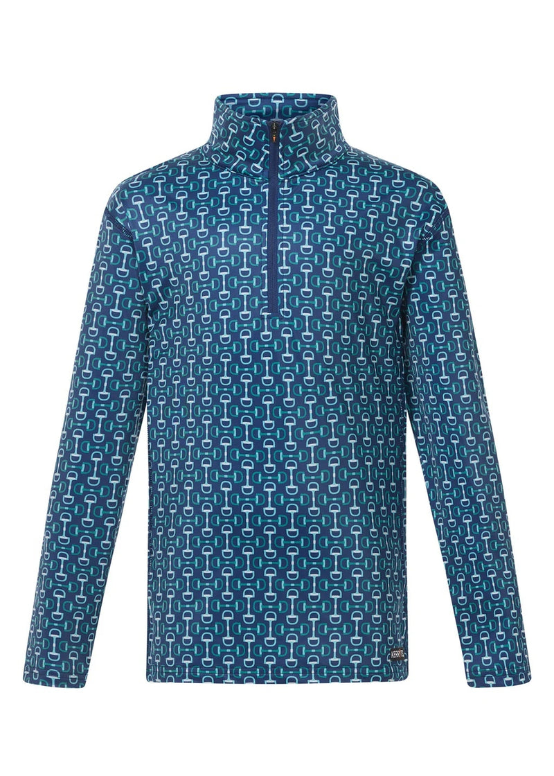 Kerrits Kids 1st Q Zip Flc Tech Top