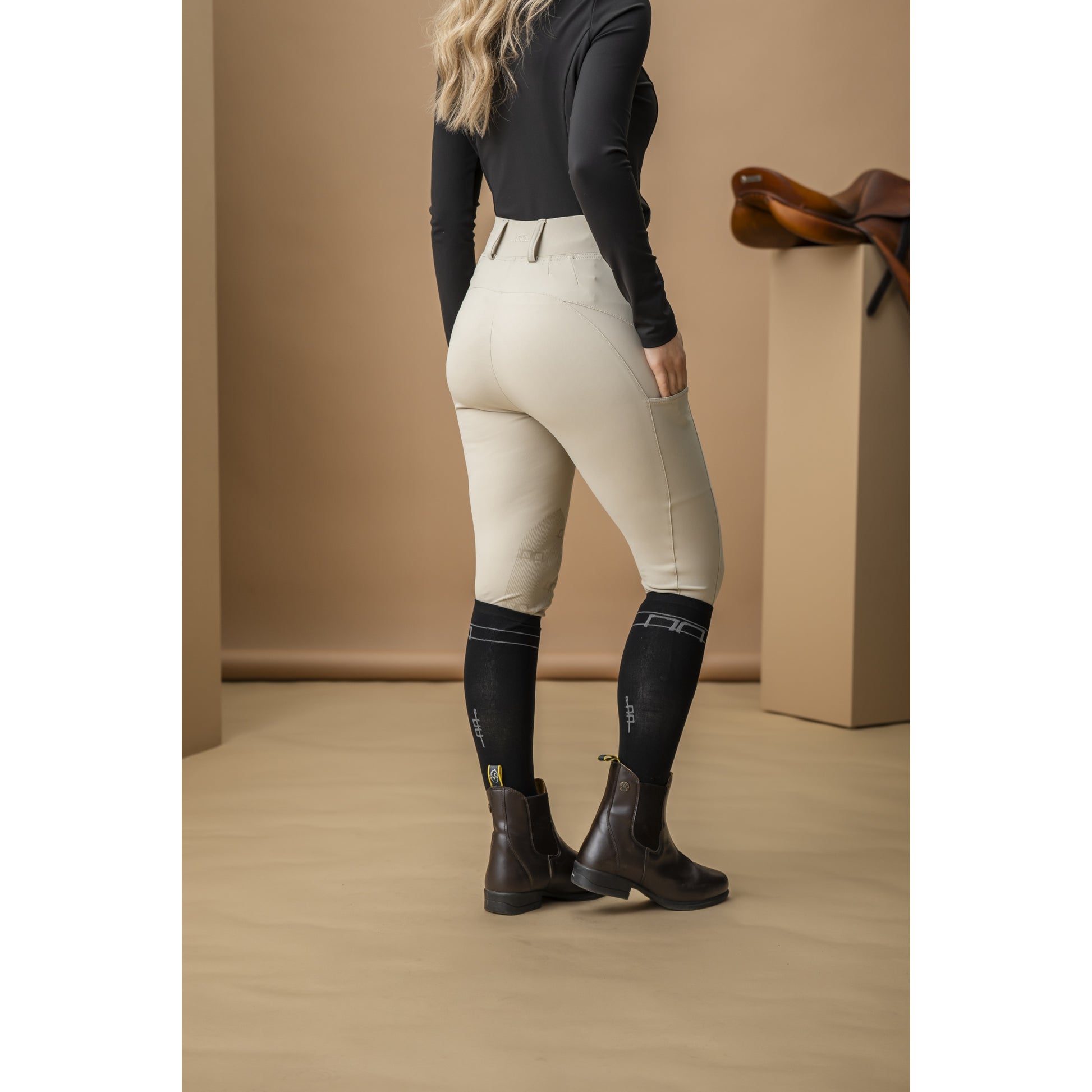 Alessandro Albanese Ladies Fina Knee Grip Hybrid Breeches