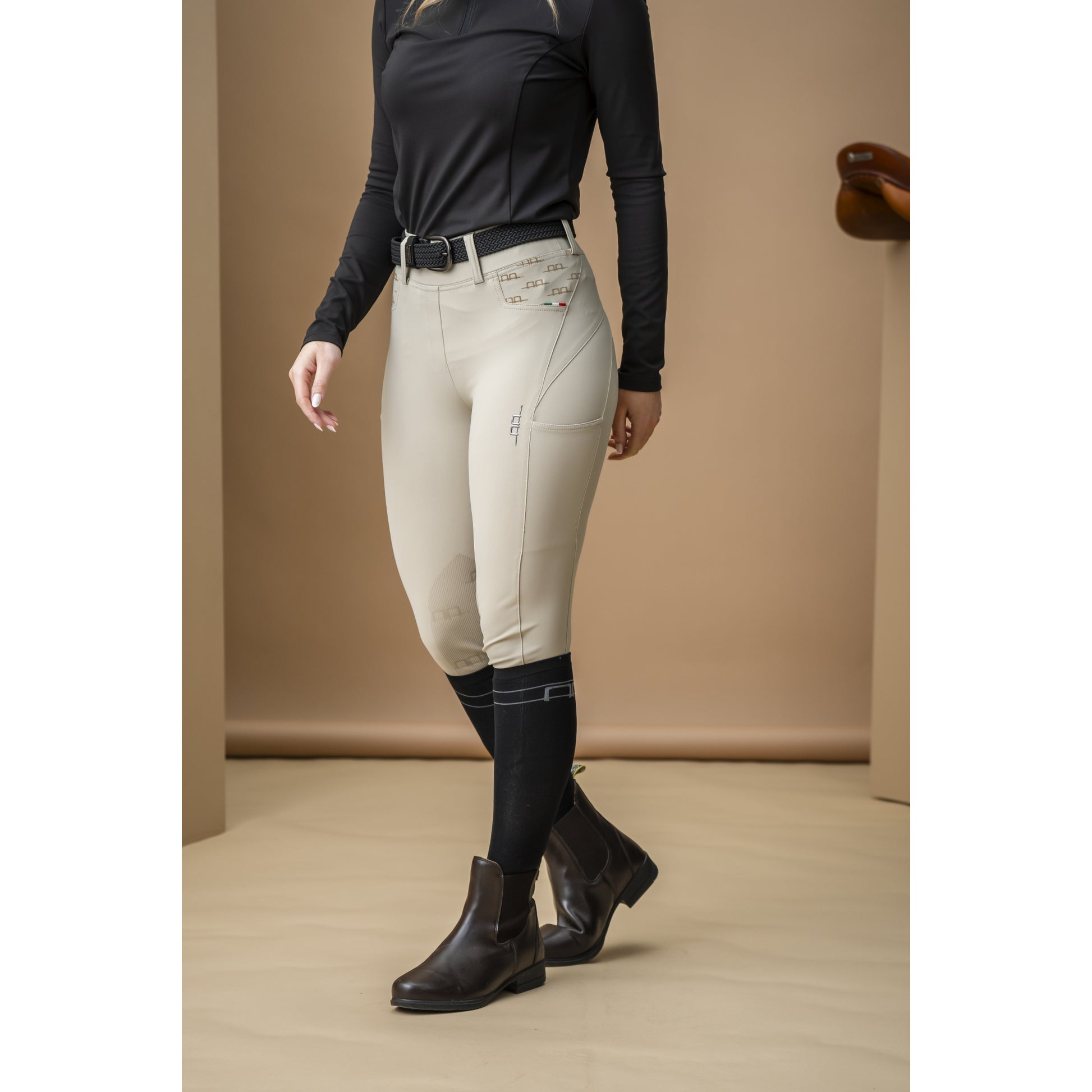 Alessandro Albanese Ladies Fina Knee Grip Hybrid Breeches