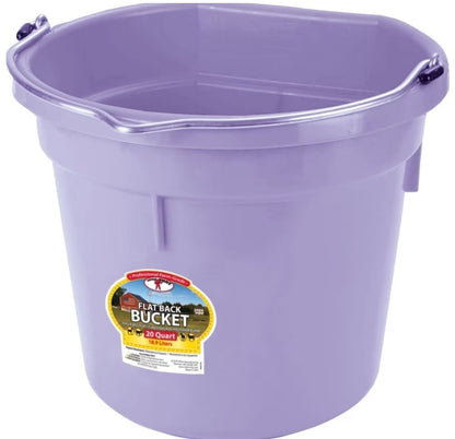 Little Giant DuraFlex Plastic Flat Back Bucket