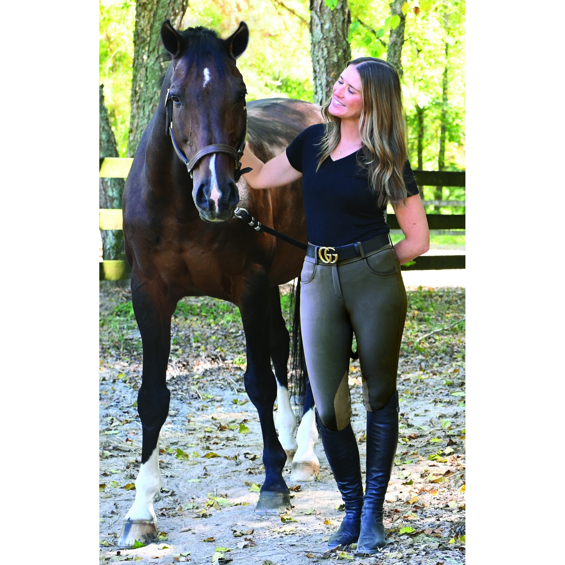 OEQ Ladies Wendy Knee Patch Breech
