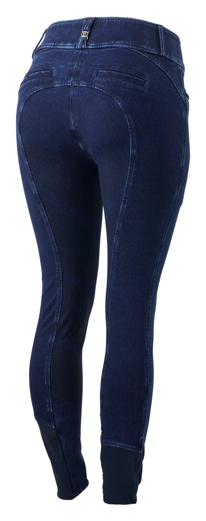 B Vertigo Morgana Ladies Denim High Stretch Full Seat Breeches