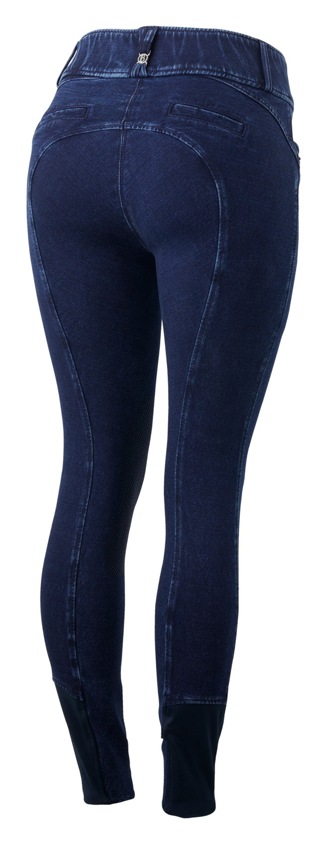 B Vertigo Morgana Ladies Denim Knee Patch Breeches